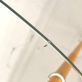 Italian Arlecchino Side Table in Glass by Edoardo Paoli for Vitrex