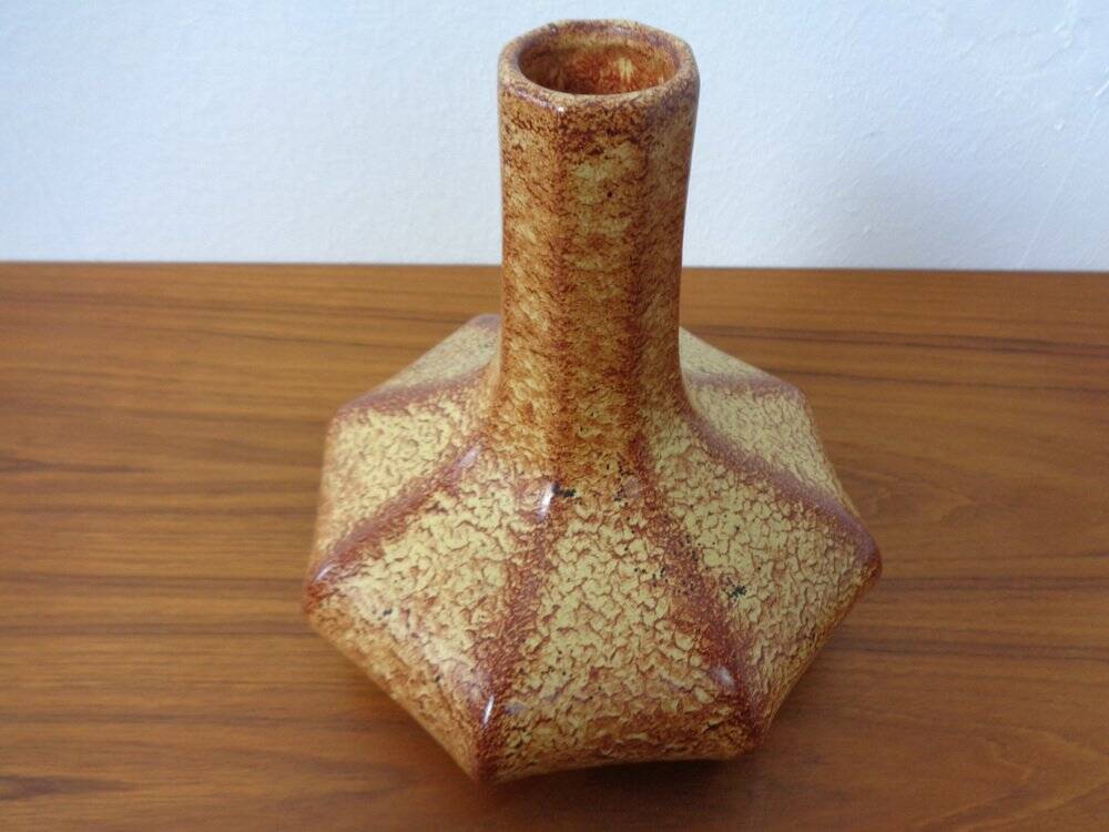 Italian ceramic vase by Roberto Rigon for Bertoncello, 1960s.