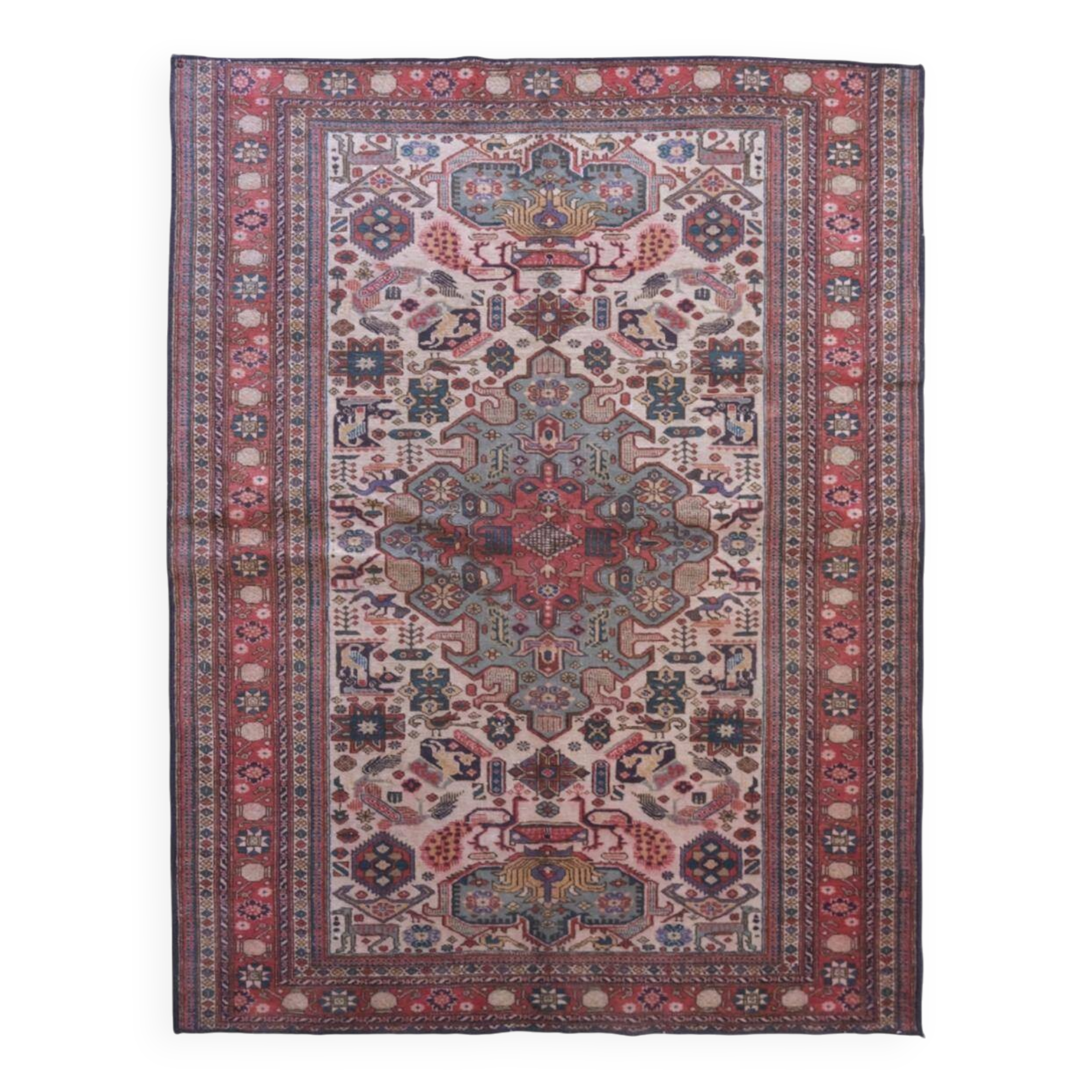 Vintage Persian rug - 197 x 140 cm