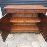 Old Parisian oak sideboard