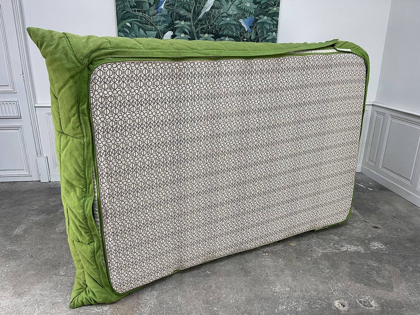 Vintage Green Togo Bed