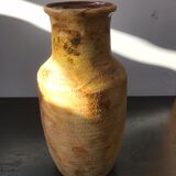Vase st clément ref 9218 céramique beige France vintage