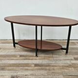 Scandinavian Teak Coffee Table with Adjustable Feet, 1960