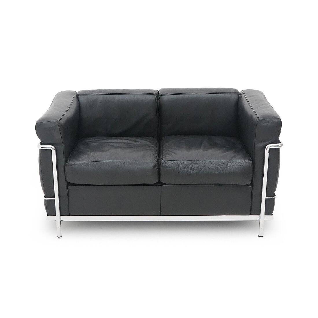 LC2 two-seater canapé by Le Corbusier for Cassina, 1970s