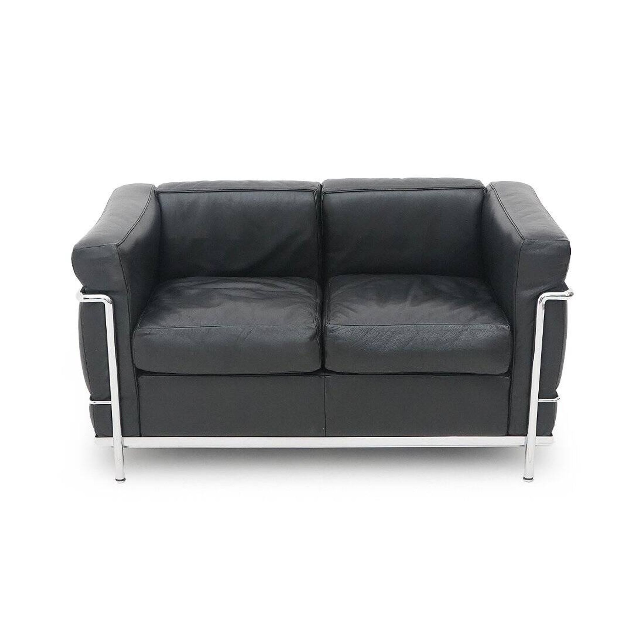 Canapé 2 places LC2 par Le Corbusier pour Cassina, années 1970