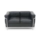 LC2 two-seater canapé by Le Corbusier for Cassina, 1970s