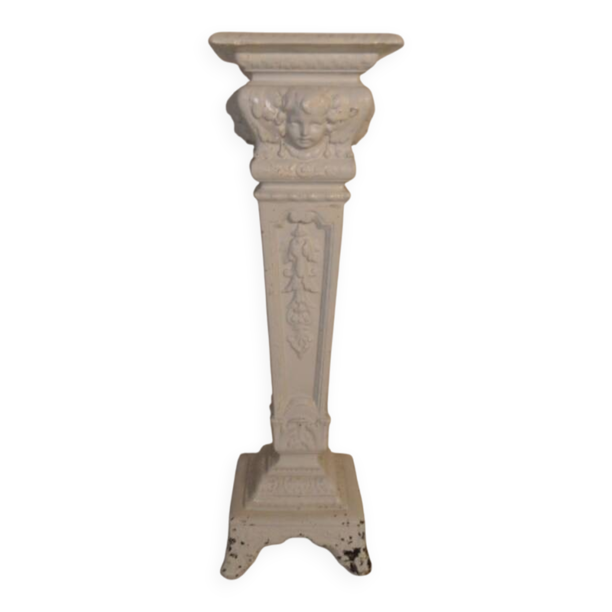 Antique column console
