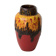 Flamed vase West Germany fat lava