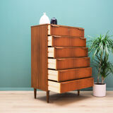 Chest of drawers teak, danish design, 60's, producer: trekanten-hestbæk a/s