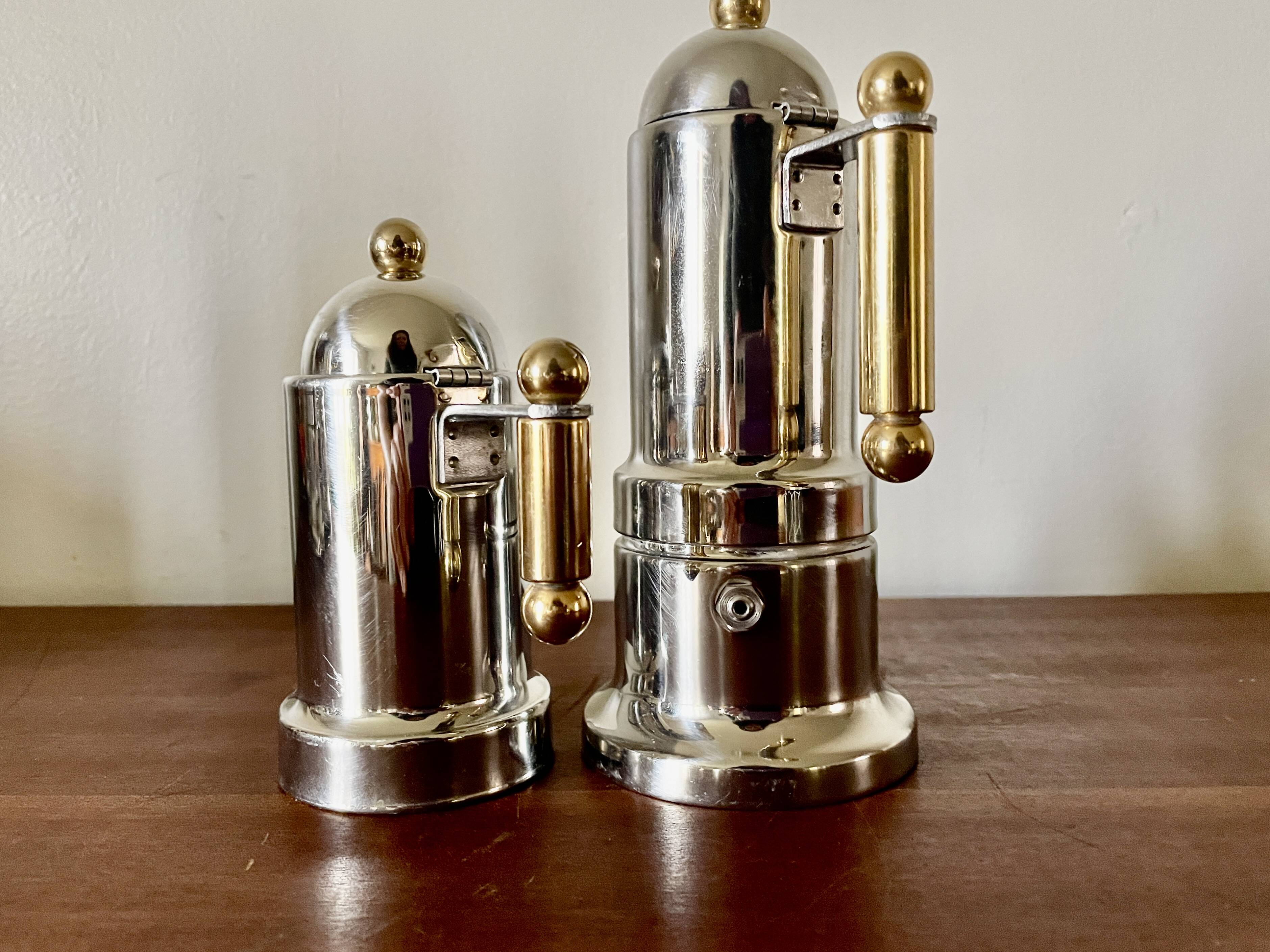 Vev Vigano Kontessa 1-cup cafetière, kettle, Italy
