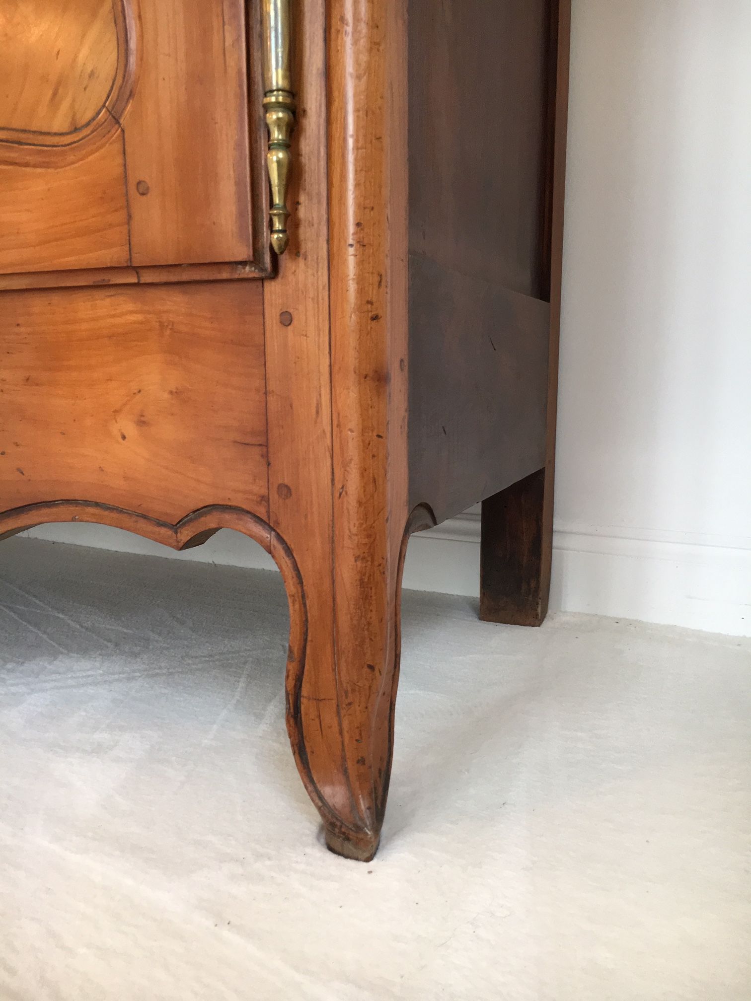 Mid-19th century cabinet of ferns in cherry and chestnut