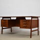 Writing desk by Gunni Omann for Omann Jun Mobelfabrik, Denmark 1960's