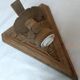 Old hand-carved wooden wall light