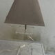 David Lange table lamp in plexiglass