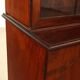 Large antique mahogany library with glass doors 19th Century