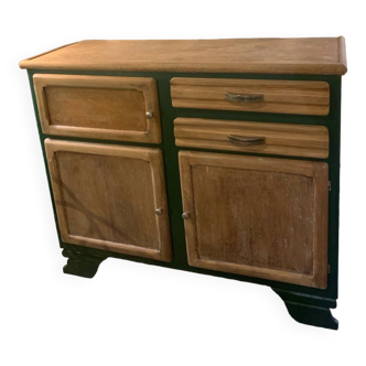 Mado green and wood furniture sideboard