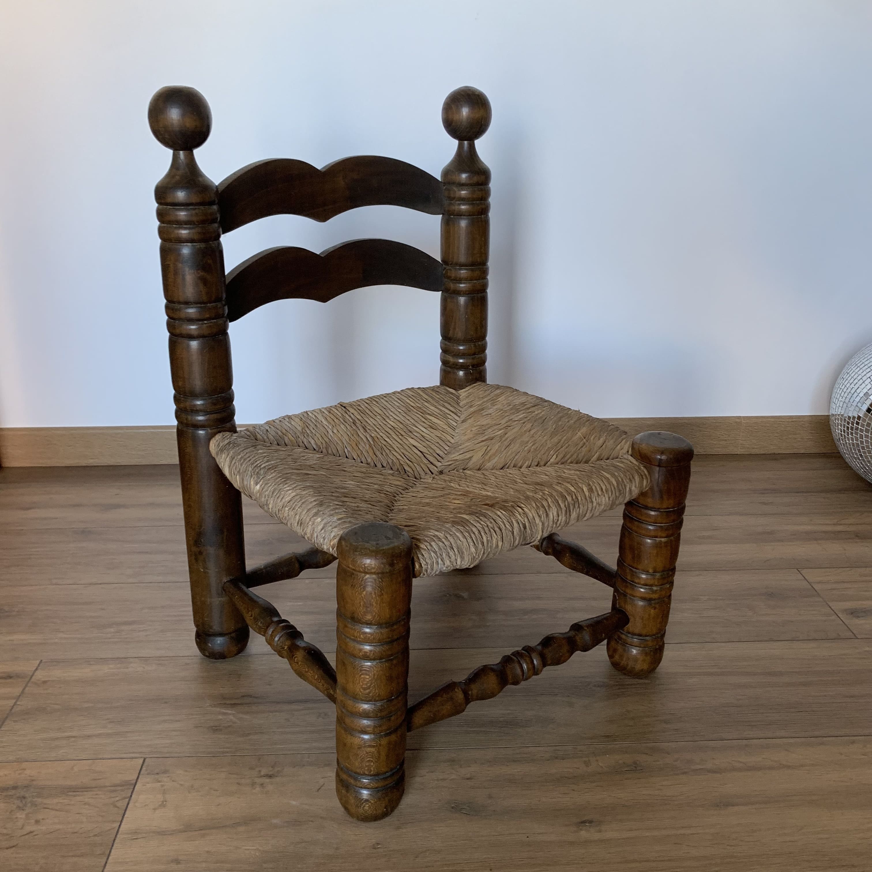 low chairs or fireplace