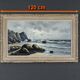 Grande Huile sur Toile Marine signée F. Carbu – XXe