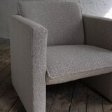 Fauteuil lounge Gray Dedar en bouclette | Années 1990