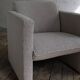 Gray Dedar boucle lounge chair | 1990s