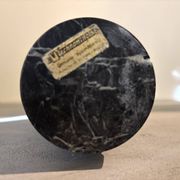 Black marble vase