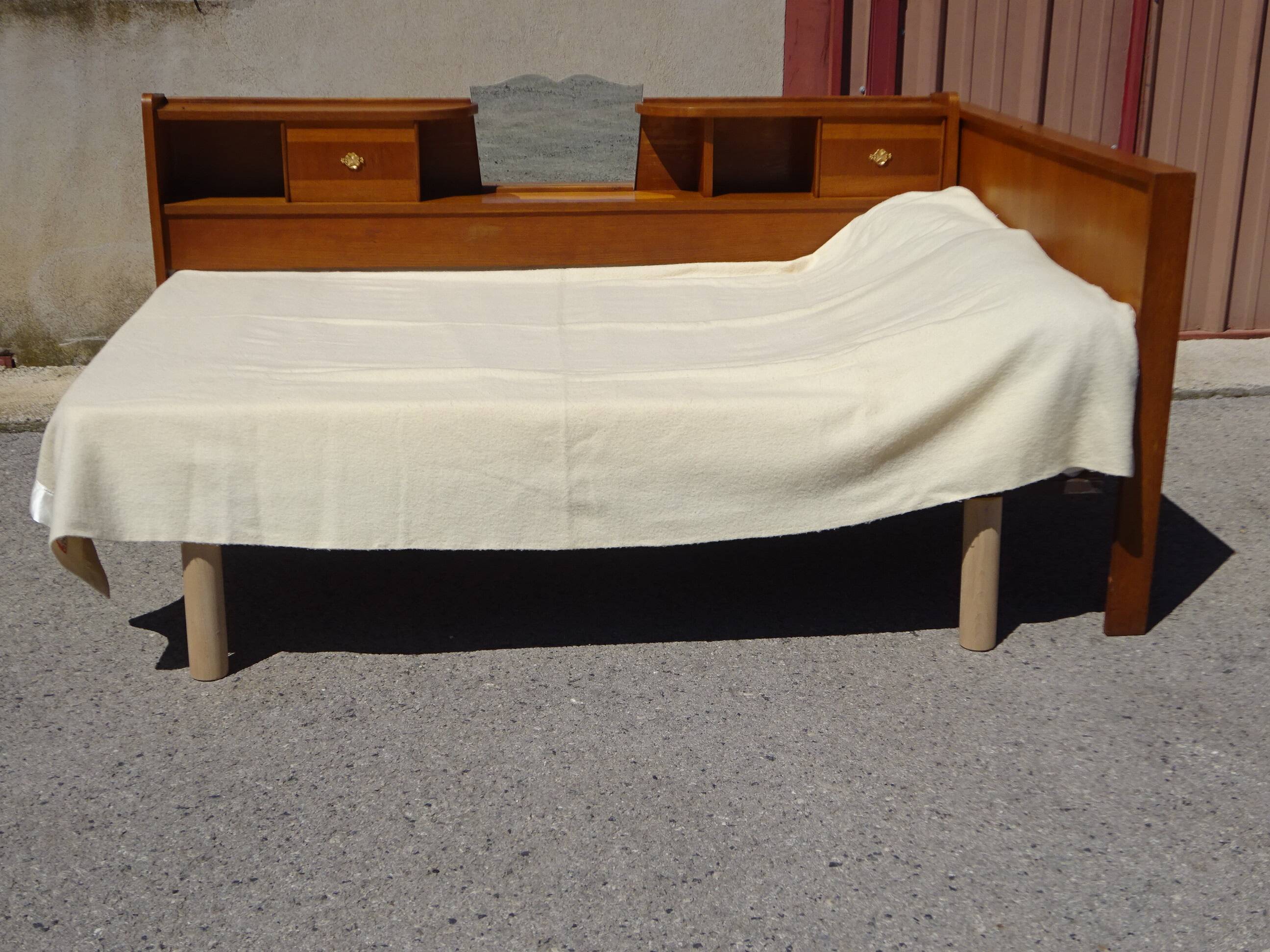 Cosy set and vintage headboard