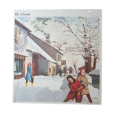 School poster Yves Thos number 15 vintage post years 50/60