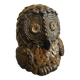 Ancienne sculpture chouette céramique terre cuite old ceramic owl statuette