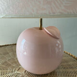 Lamp ceramic apple 80s