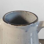 Vintage ceramic set – Jug & 4 footed glasses 70s - Korea