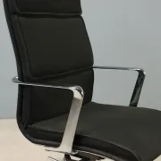 Vintage office chair ICF design Eames aluminium Italy 1970s