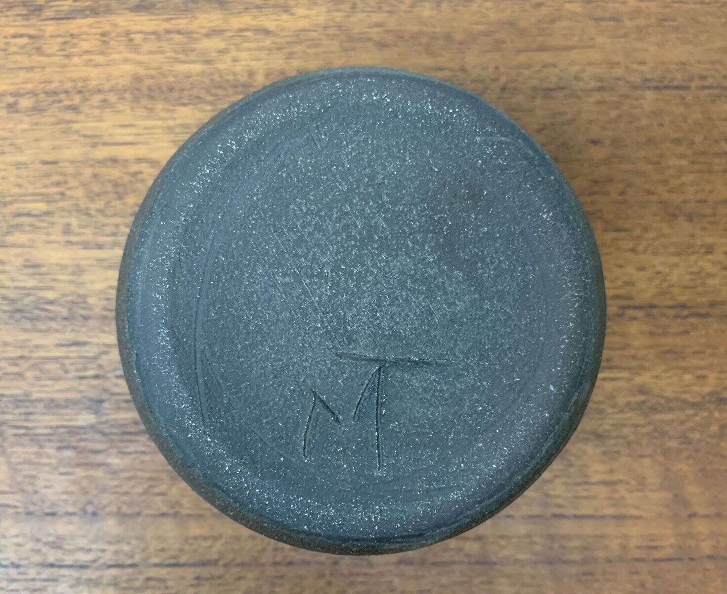 German studio pottery vase from the mid-20th century, 1960s.