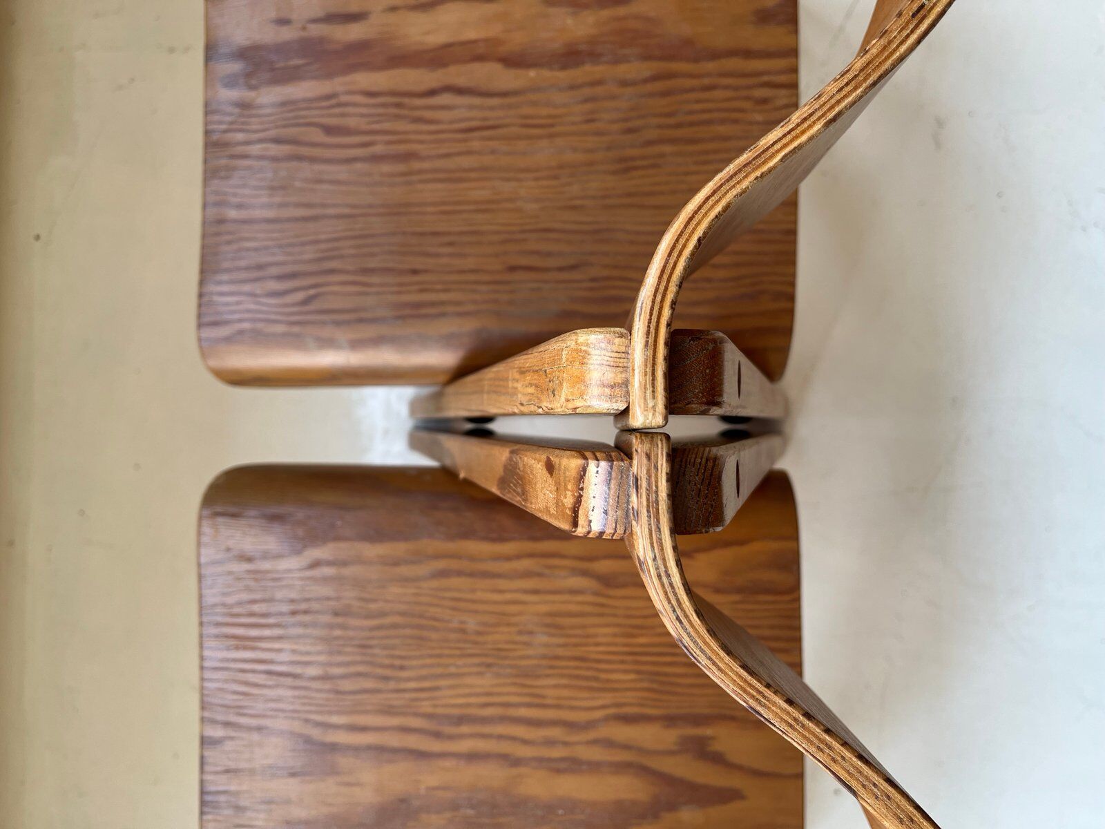 Chaises en bois par Martins Machado, années 1980, ensemble de 2