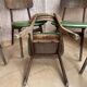 Lot de 5 chaises vintages, années 60