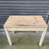 Table vintage 1900 en pin – Cuisine ou Bureau. Belle patine