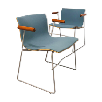 Paire de fauteuils Massimo et Lella Vignelli pour Knoll