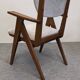 Pair of Scandinavian bridge armchairs in teak, Denmark circa 1950.