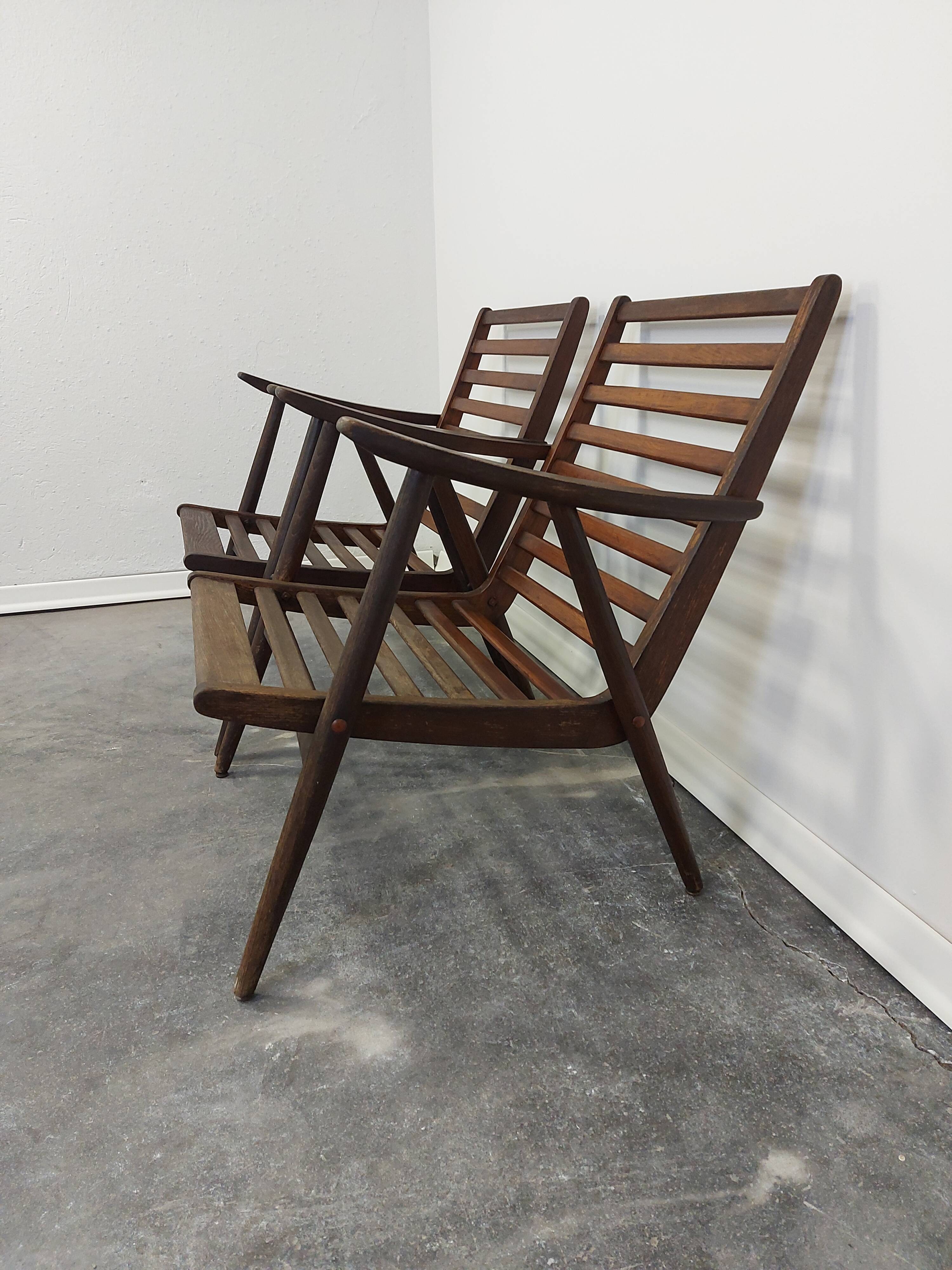 Fauteuil vintage produite par STOL Kamnik