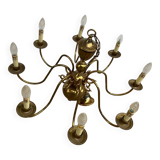 Golden chandelier