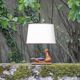 Lampe canard avec abat-jour, lampe à poser, lampe abat-jour, lampe de salon, duck lamp
