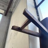 Solid oak bench 230 cm
