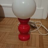 Lampe bilboquet globe 1970