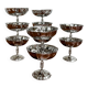 10 footed ice cream bowls
