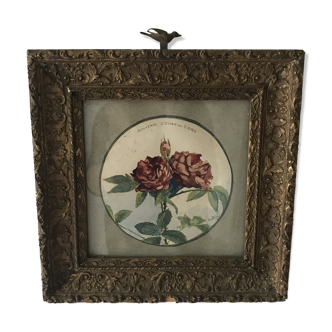 Old watercolor painting