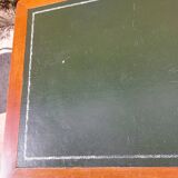 Desk green leather top