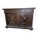 Low buffet in Louis XIII style made of solid walnut – Panels in "Pointe de Diamant"