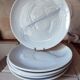 6 Saint Amand earthenware plates with fish