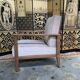 Fauteuil de repos velours 1950