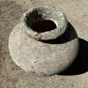 Ancient terracotta jar from the 18th century