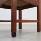 Amsterdamse school oak and velvet side chair, The Netherlands 1920s